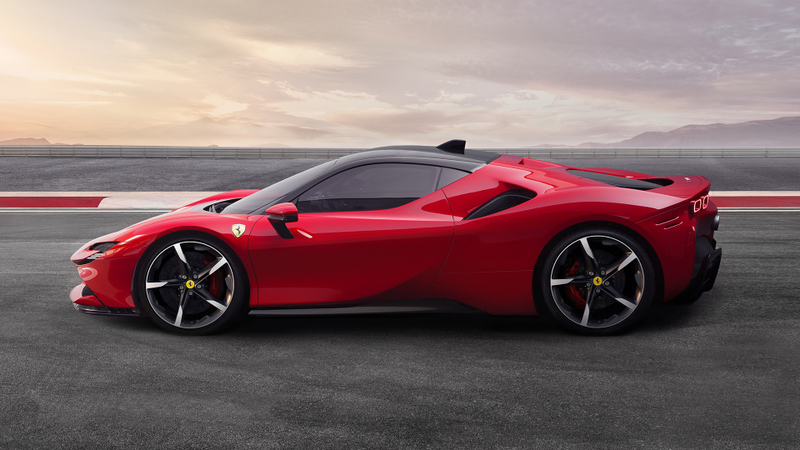 Illustration for article titled The Ferrari SF90 Stradale Has 986 HP and All-Wheel Drive